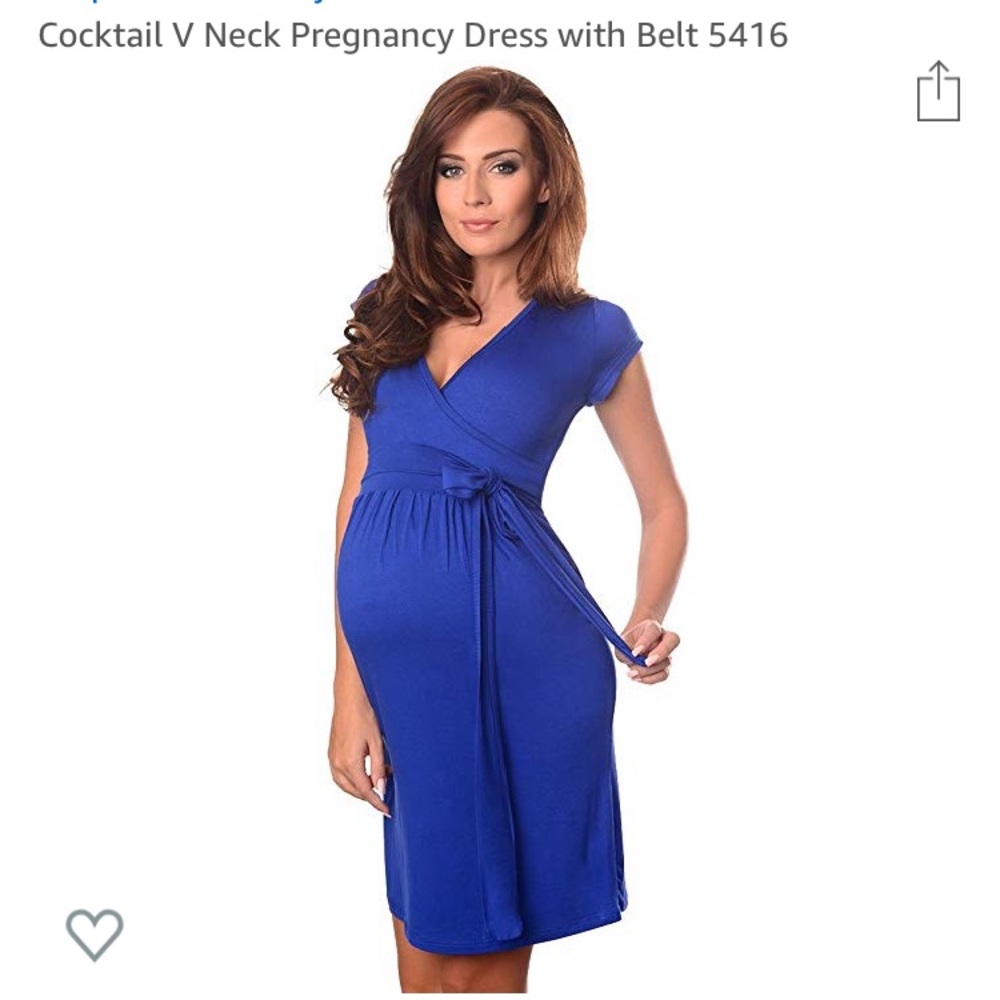Purpless maternity dress